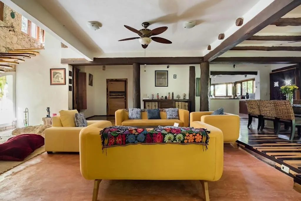 Hermosa Villa Con Espacios De Naturaleza Y Yoga Puerto Morelos Mexiko