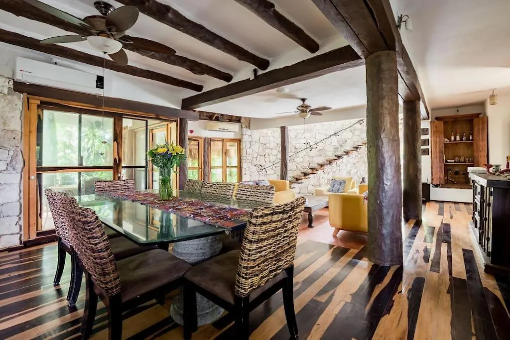Hermosa Villa Con Espacios De Naturaleza Y Yoga Puerto Morelos